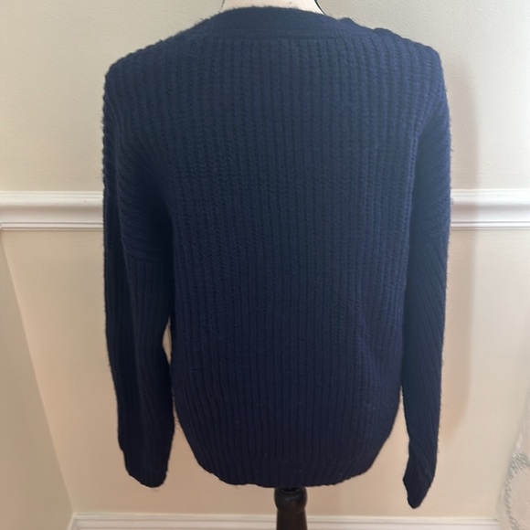 U.S. Polo Assn blue V-neck button up cardigan Size XL NWT - Picture 5 of 8